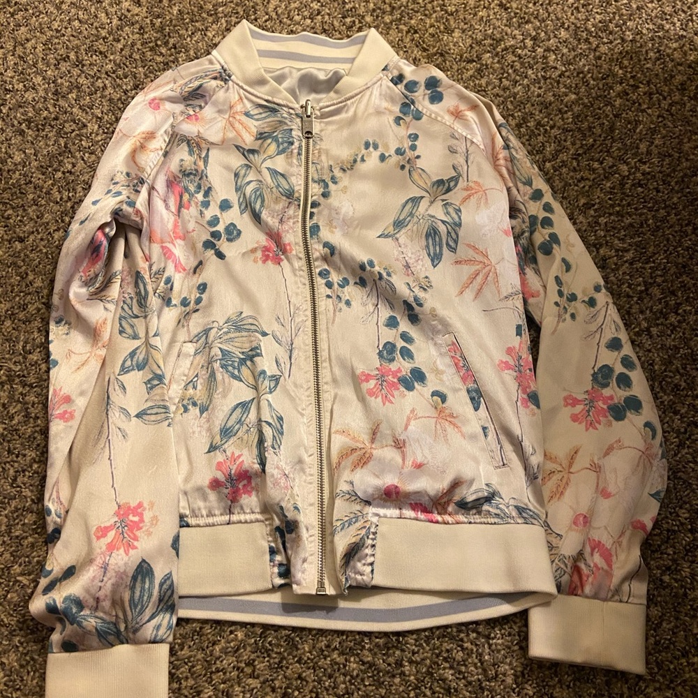 Lucky Brand reversible bomber jacket, size XS.